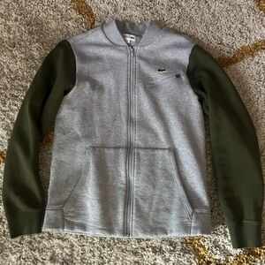 European Lacoste zip up sweatshirt
